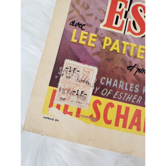 RARE BELGIAN VINTAGE ORIGINAL The‎ Golden Virgin Joan Crawford movie poster - Picture 2 of 10